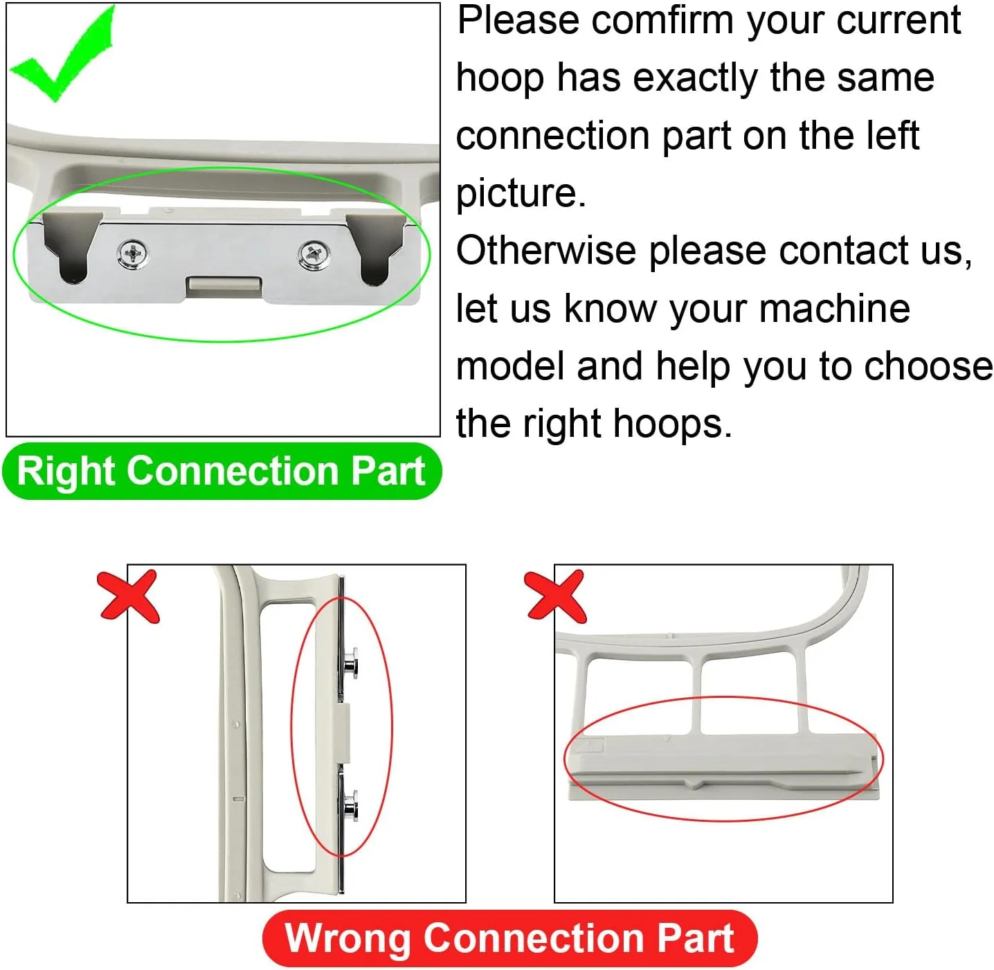 4in1-AMK Magnetic Embroidery Hoop kit (Long-bar Magnets) for Brother PE700 PE770 PE800 PE900 SE1900 SE2000,Galaxie 2000/2100/6500,Innovis NV2700 Innovis NV880E,Babylock Ellure Family Ellure Plus,Metal Magnetic Embroidery Machine Sash Frames - Image 3