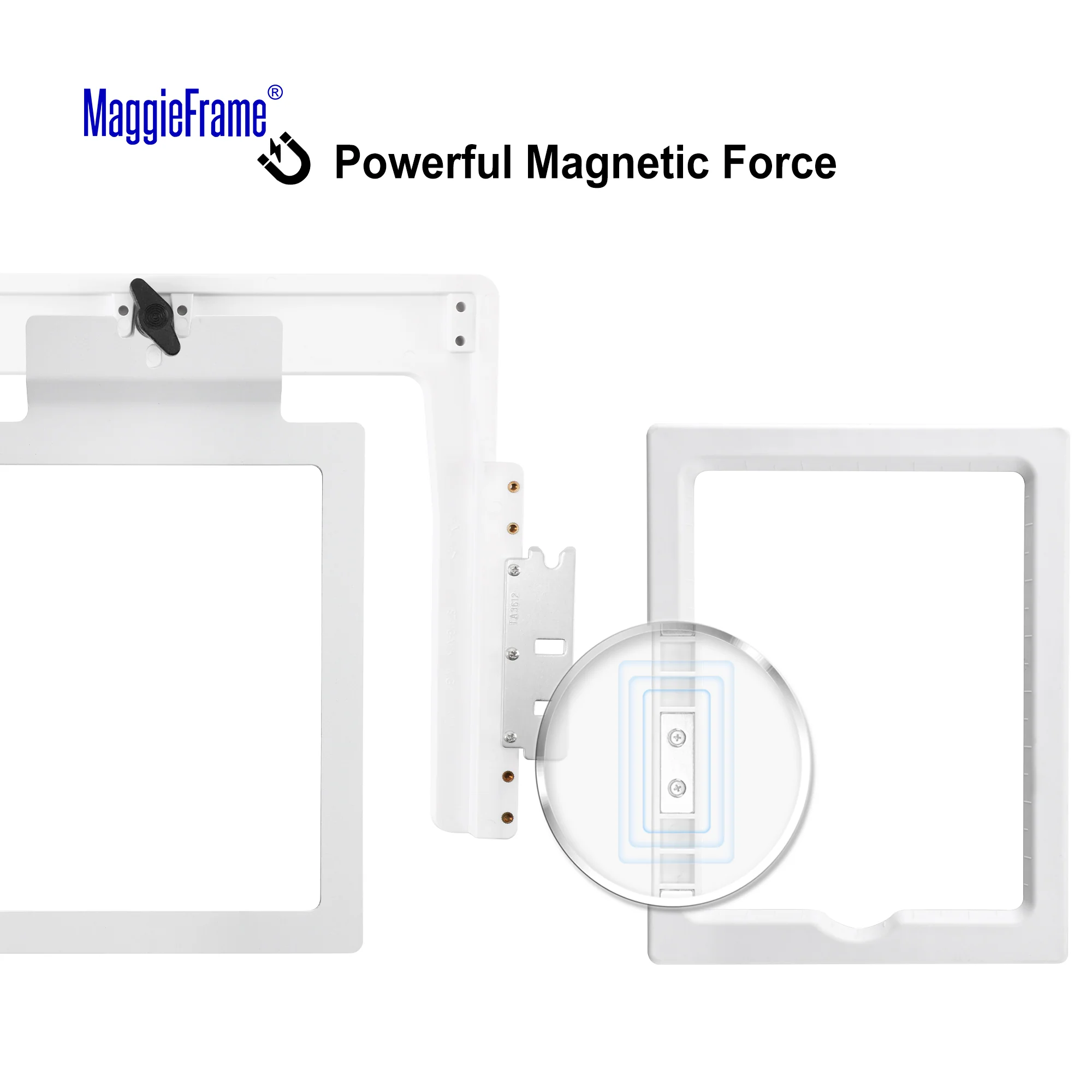 6in1 Magnetic Fast Frame Kit for Smartstitch S-1001 | S-1201 |S-1501 | S-1501 Ultra | S-1501 Plus | S1502 | S1504 Embroidery Machines - Image 11