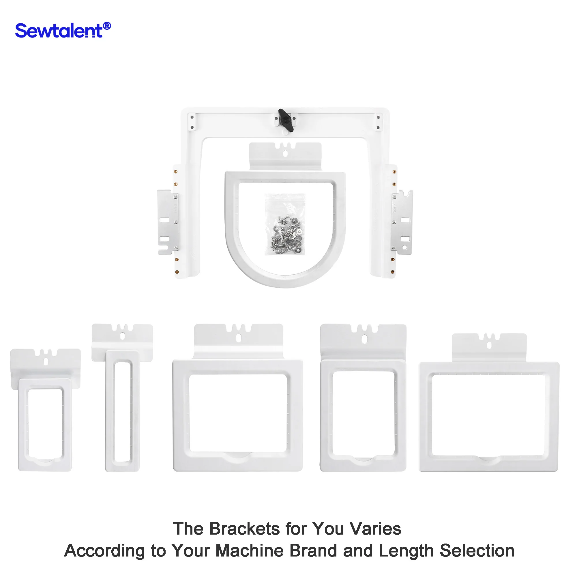 6in1 Magnetic Fast Frame kit for Fortever Halo 100 Halo X Embroidery Machines
