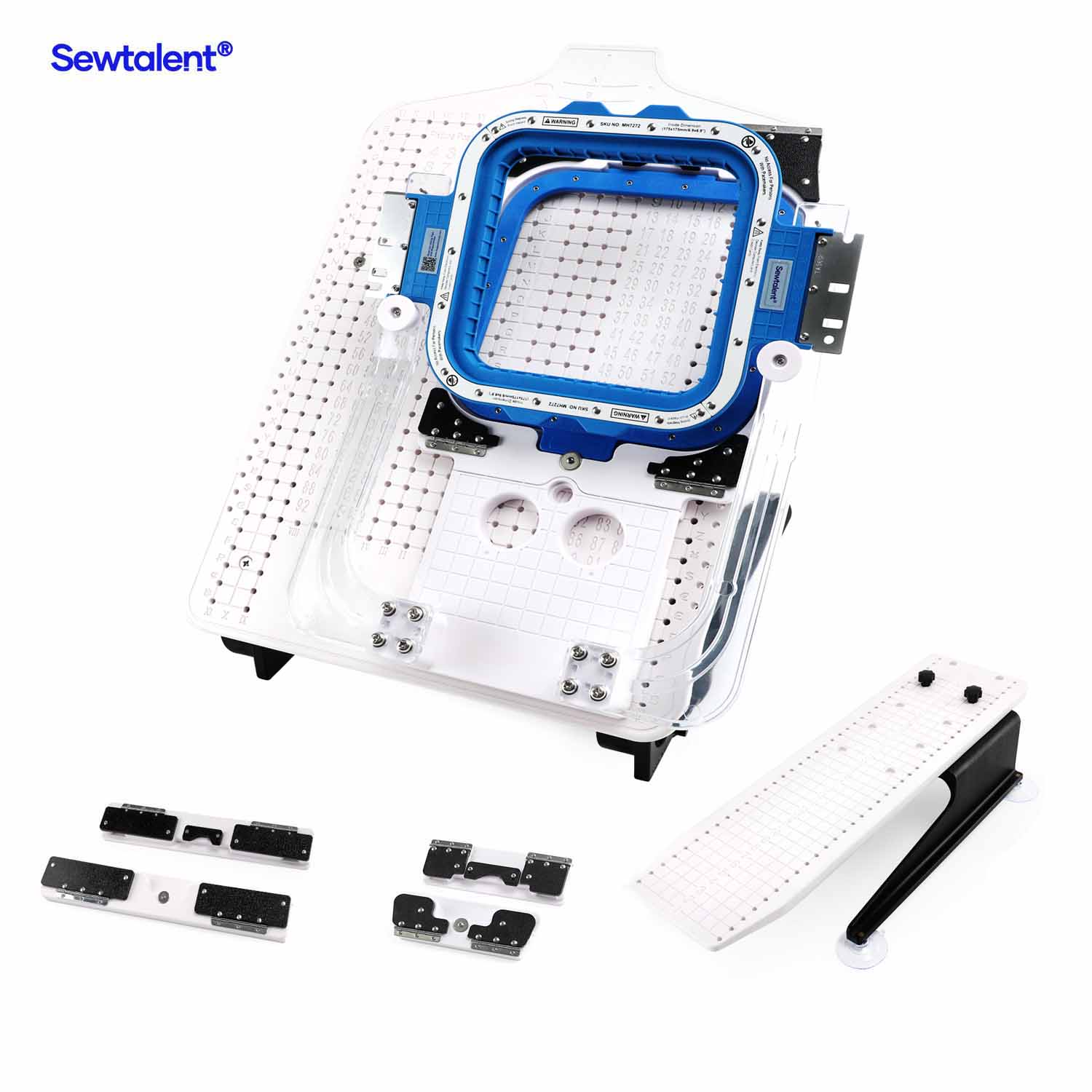 Hooping Station Kit with 6.9″x6.9″ Magnetic Hoop for Toyota EXPERT AD830 / AD850 ESP / AD851 ESP / AD860 / ESP9000 / ESP 9100NET Embroidery Machines