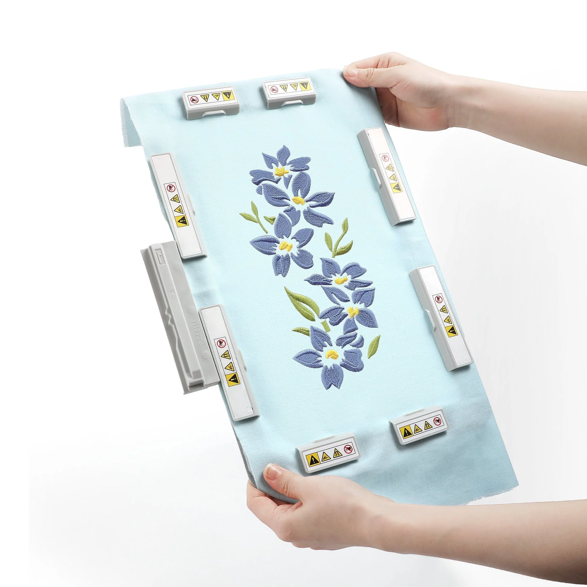 JA839MK Magnetic Embroidery Hoop 7.9x14.2" 200x360mm (Long-bar Magnets) for Janome Memory Craft 550E Embroidery Machine - Image 7