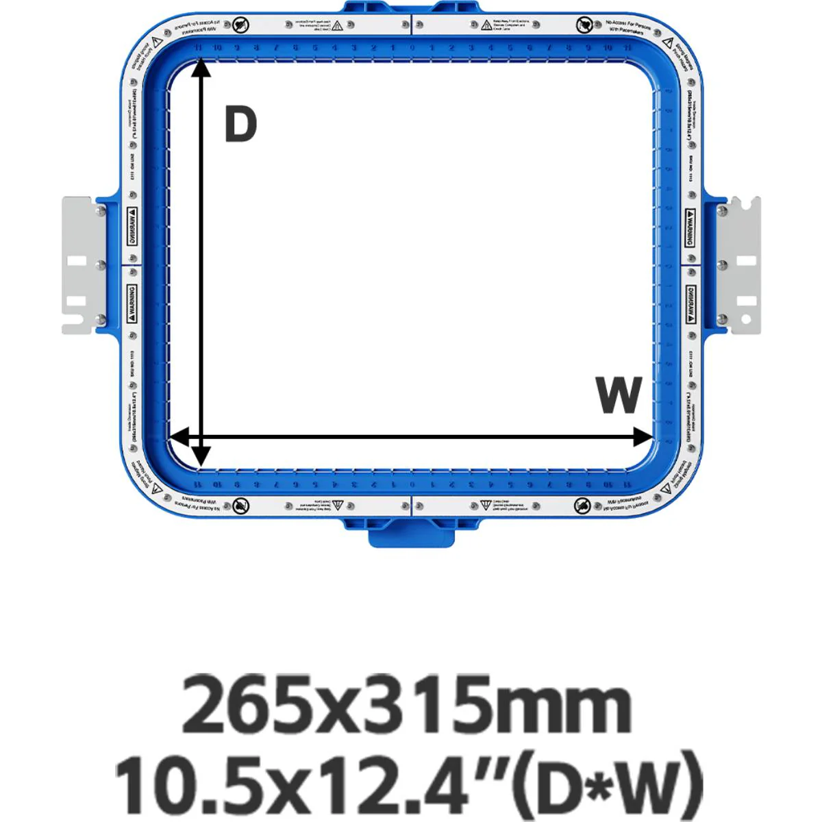 Magnetic Hoop 10.5"x12.4" | 265x315mm for RAVELLI Embroidery Machines