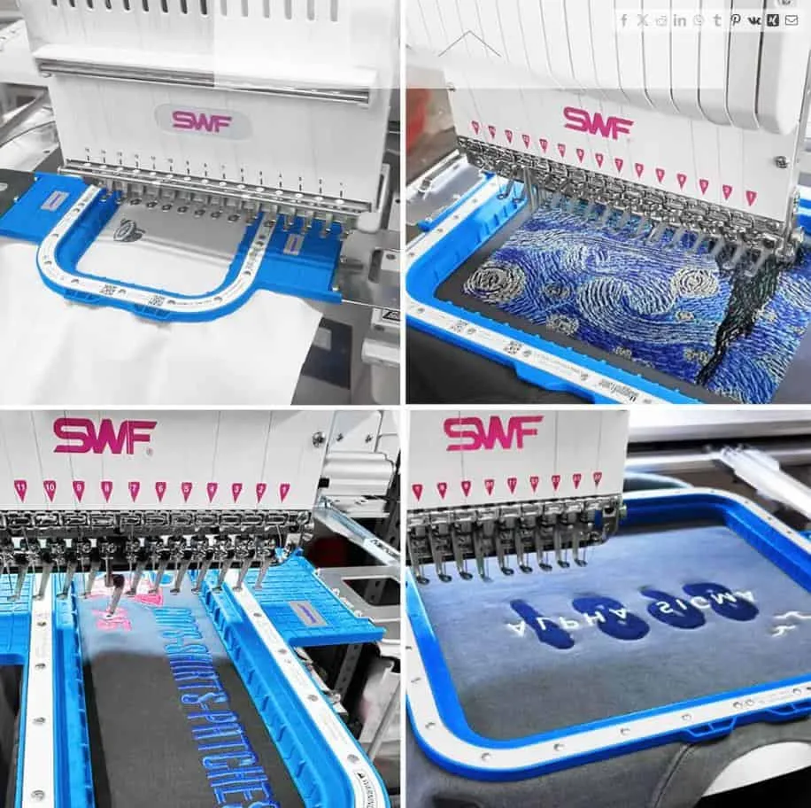 Magnetic Hoop 10.5"x12.4" | 265x315mm for SWF Embroidery Machines - Image 4