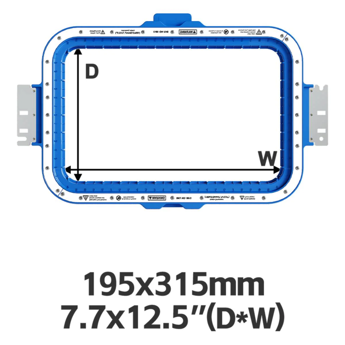 Magnetic Hoop 7.7"x12.5" | 195x315mm for DOIT Embroidery Machines