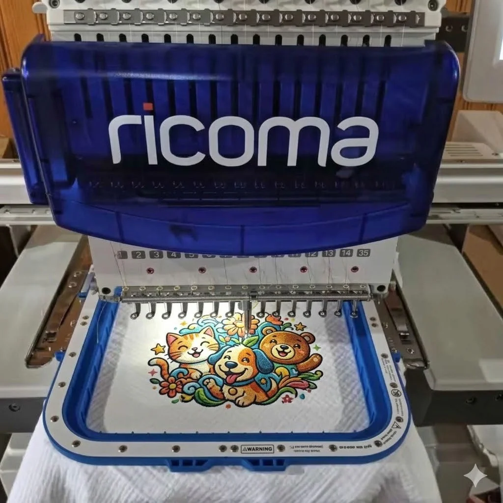 Magnetic Hoop 8.5"x9" | 215x230mm for Ricoma Embroidery Machines - Image 2