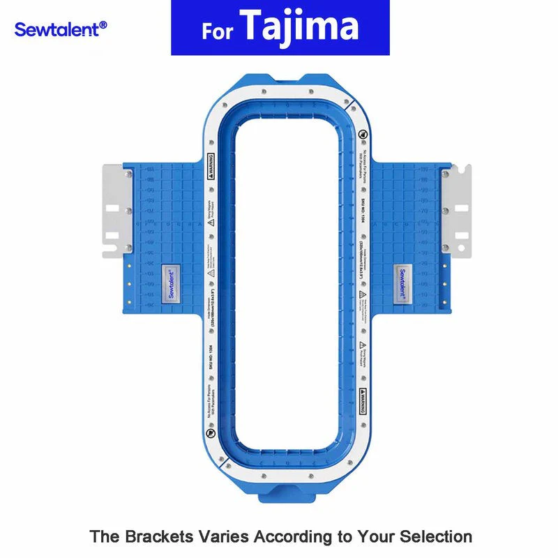 Sewtalent Magnetic Embroidery Hoop 12.6"x3.9" | 320x100mm for Tajima Juki SAI/TEHX/TEJT/TEMX-C/TFHX-IIC/TFMX-C/TFMX-IIC/TMAR/TMBP-SC/TMBP2-SC/TMBP2-XC/TMBR-SC/TMBU-S/TMEX/TMEZ-KC/TMEZ-SC/TMFX/TUMX/TWMX-C Embroidery Machines
