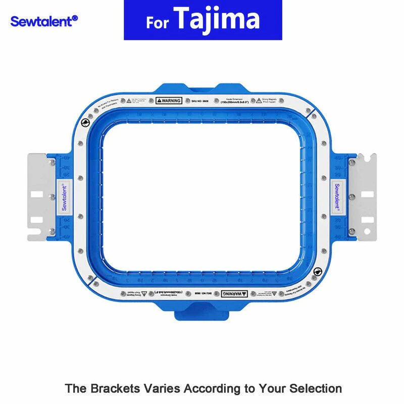 Sewtalent Magnetic Embroidery Hoop 6"x 8" | 150x200mm for Tajima Juki SAI/TEHX/TEJT/TEMX-C/TFHX-IIC/TFMX-C/TFMX-IIC/TMAR/TMBP-SC/TMBP2-SC/TMBP2-XC/TMBR-SC/TMBU-S/TMEX/TMEZ-KC/TMEZ-SC/TMFX/TUMX/TWMX-C Embroidery Machines - Image 4