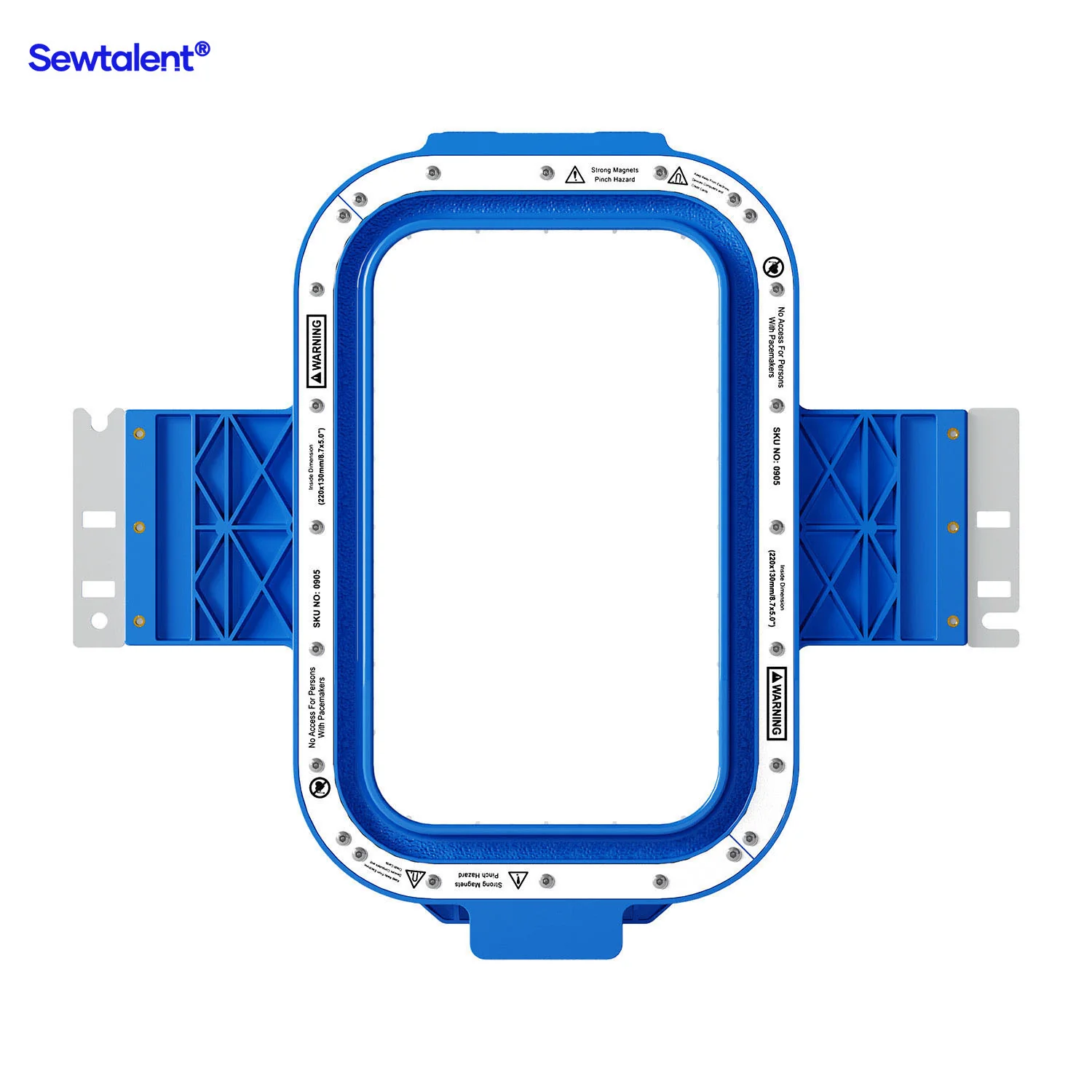 Sewtalent Magnetic Embroidery Hoop 8.7″x5″ | 220x130mm for Tajima Juki SAI/TEHX/TEJT/TEMX-C/TFHX-IIC/TFMX-C/TFMX-IIC/TMAR/TMBP-SC/TMBP2-SC/TMBP2-XC/TMBR-SC/TMBU-S/TMEX/TMEZ-KC/TMEZ-SC/TMFX/TUMX/TWMX-C Embroidery Machines - Image 4