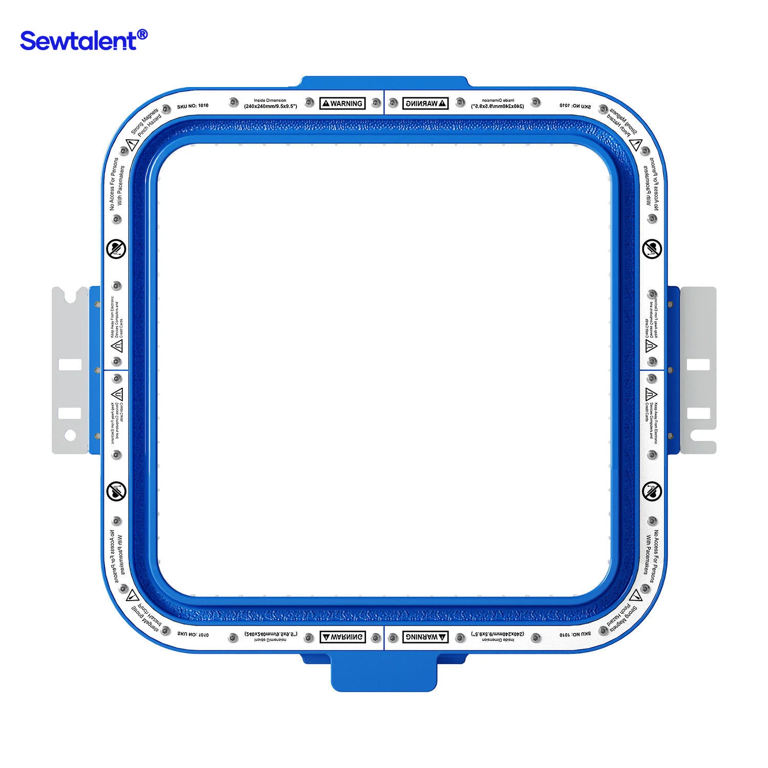 Sewtalent Magnetic Embroidery Hoop  9.5" | 240x240mm for Tajima Juki SAI/TEHX/TEJT/TEMX-C/TFHX-IIC/TFMX-C/TFMX-IIC/TMAR/TMBP-SC/TMBP2-SC/TMBP2-XC/TMBR-SC/TMBU-S/TMEX/TMEZ-KC/TMEZ-SC/TMFX/TUMX/TWMX-C Embroidery Machines - Image 10