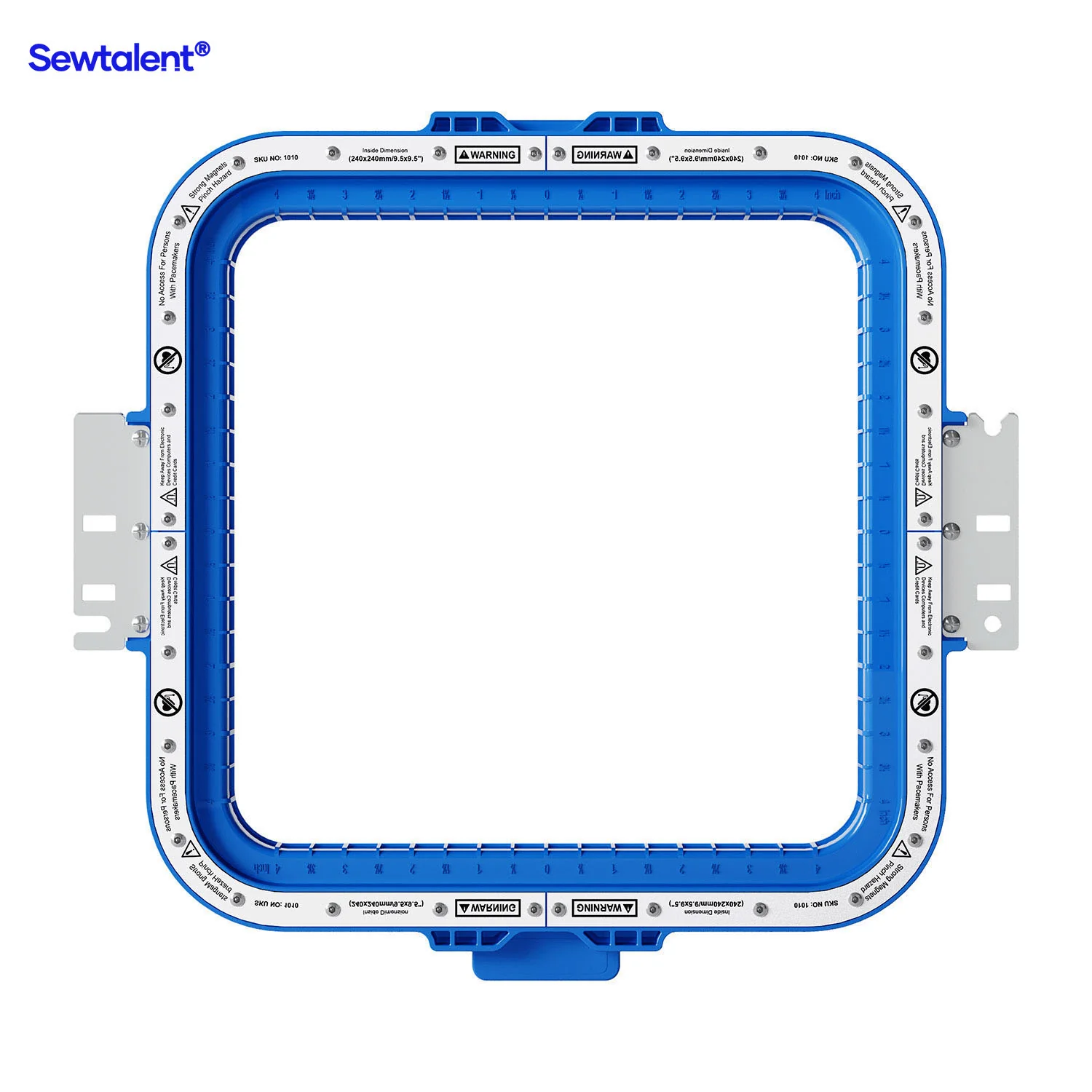 Sewtalent Magnetic Embroidery Hoop  9.5" | 240x240mm for Tajima Juki SAI/TEHX/TEJT/TEMX-C/TFHX-IIC/TFMX-C/TFMX-IIC/TMAR/TMBP-SC/TMBP2-SC/TMBP2-XC/TMBR-SC/TMBU-S/TMEX/TMEZ-KC/TMEZ-SC/TMFX/TUMX/TWMX-C Embroidery Machines - Image 11