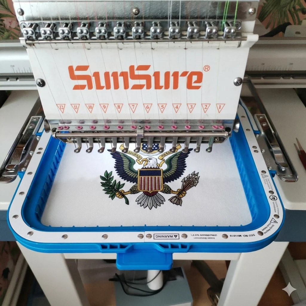 Sewtalent Magnetic Embroidery Hoop fit for SunSure SUNSAI,SUNSAI PRO,SunSure SS1201-MINI  Embroidery Machine Model Only - Image 2