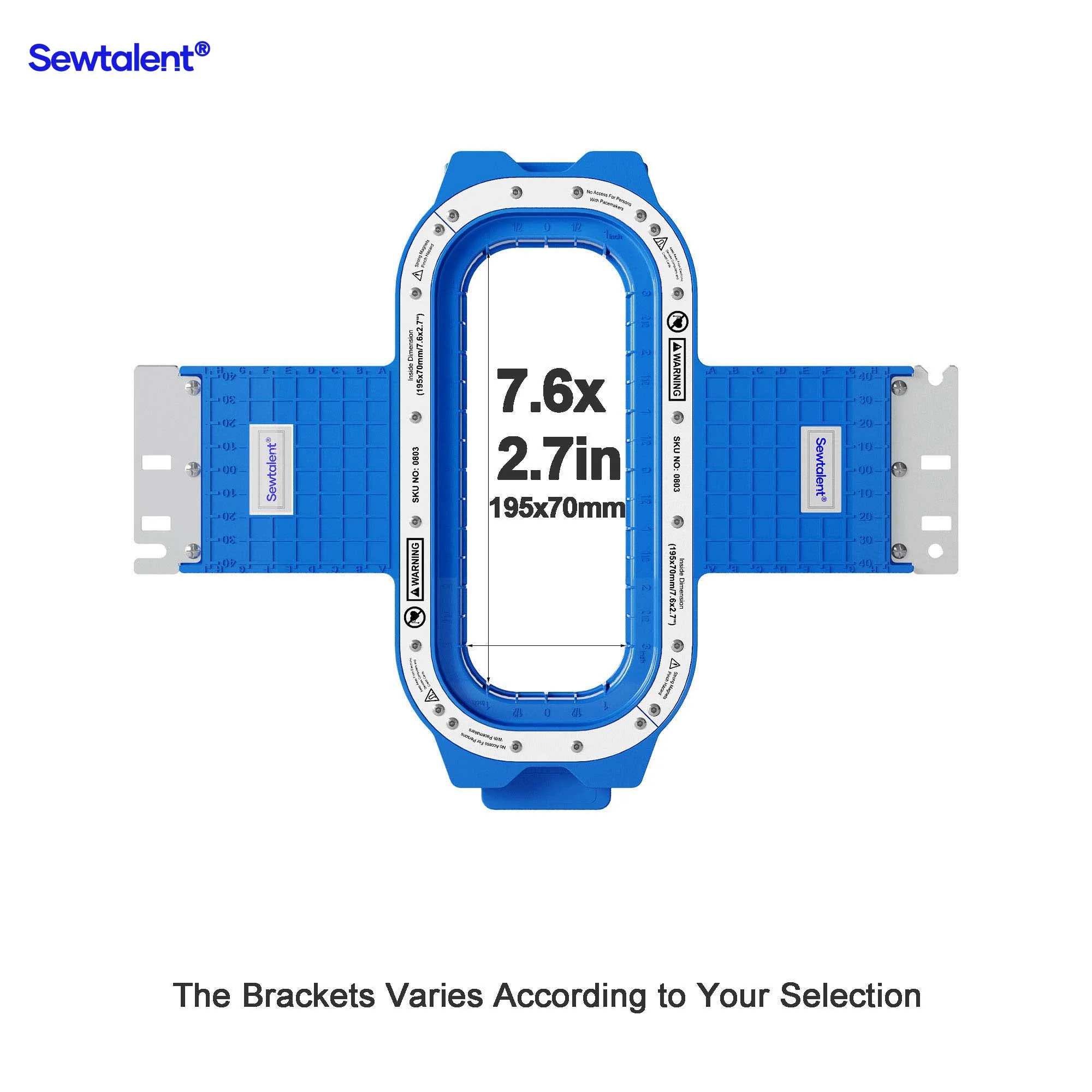 Sewtalent Magnetic Embroidery Hoop for PooLin EOM Embroidery Machine Models Only - Image 6