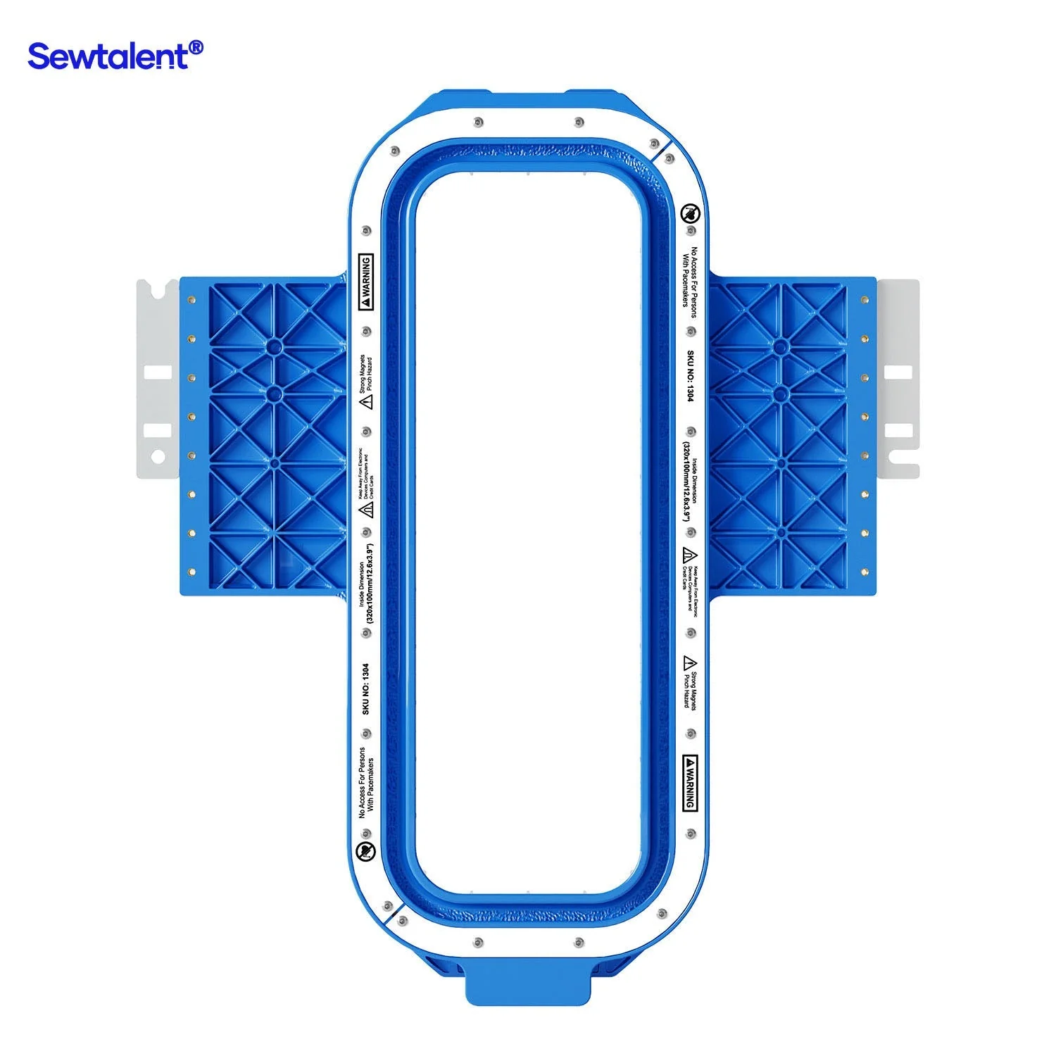 Magnetic Hoop 12.6"x3.9" | 320x100mm for Fortever Embroidery Machines - Image 2
