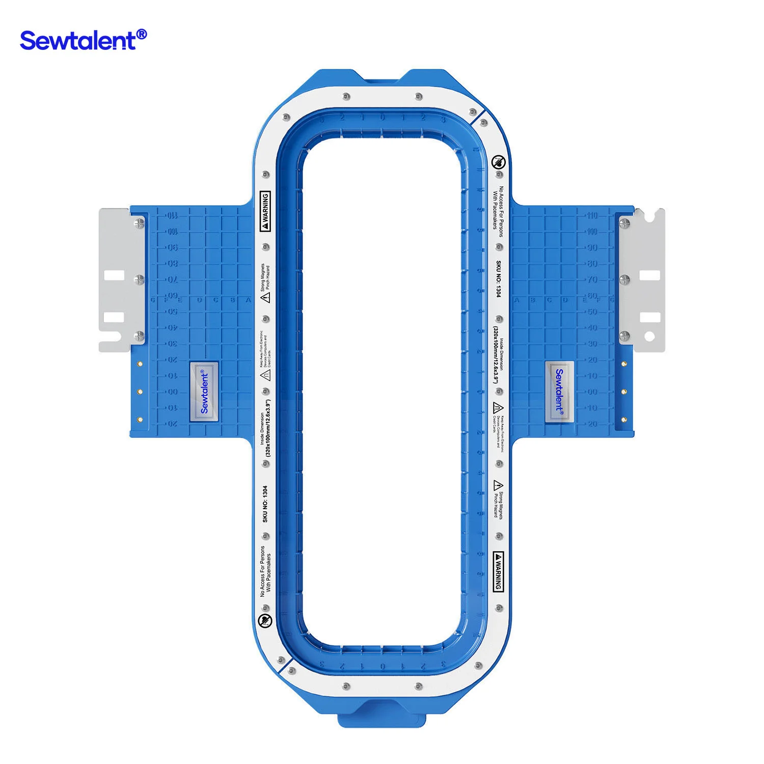 Sewtalent Magnetic Hoop 12.6"x3.9" | 320x100mm for Smartstitch S-1501 | S-1501 Ultra | S-1501 Plus | S1502 | S1504 Embroidery Machines - Image 9