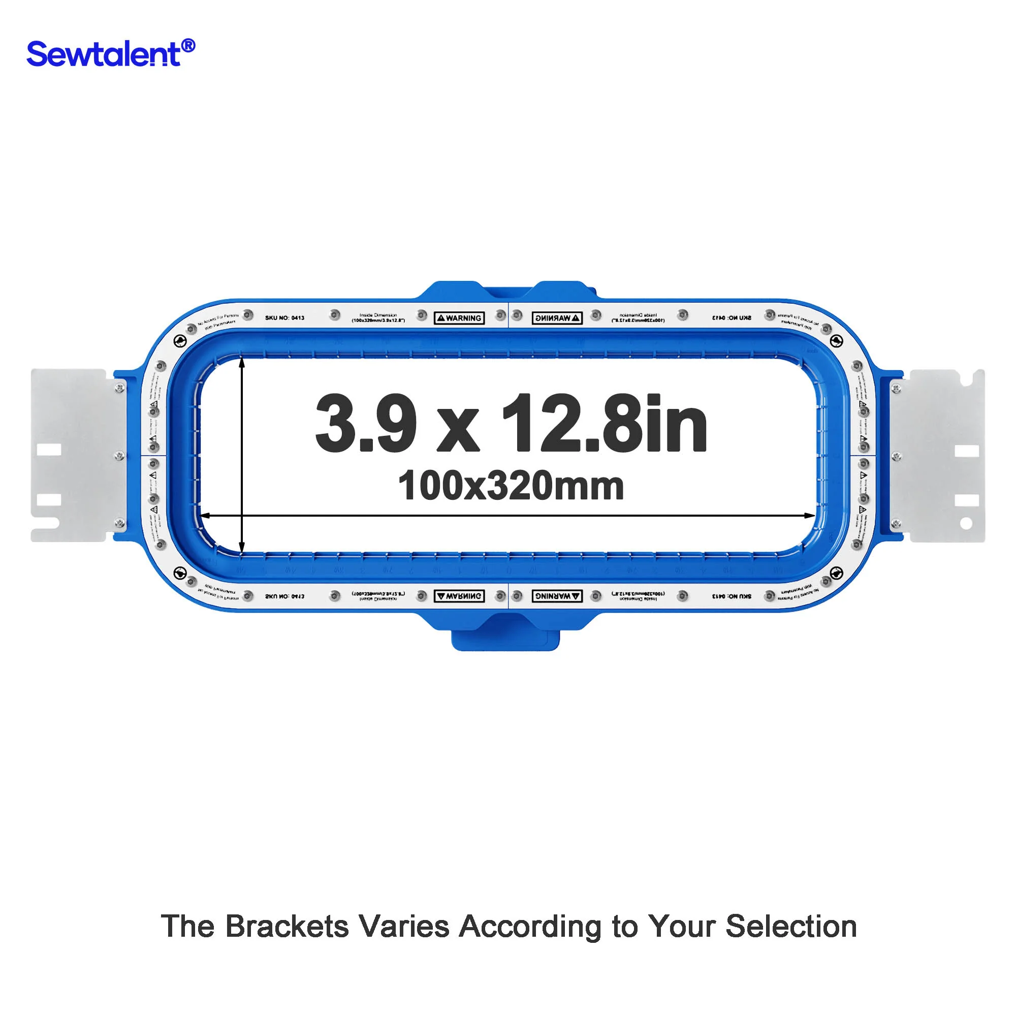 Sewtalent Magnetic Hoop 3.9"x12.8" | 100x320mm for ZHENGTAI Commercial Embroidery Machine