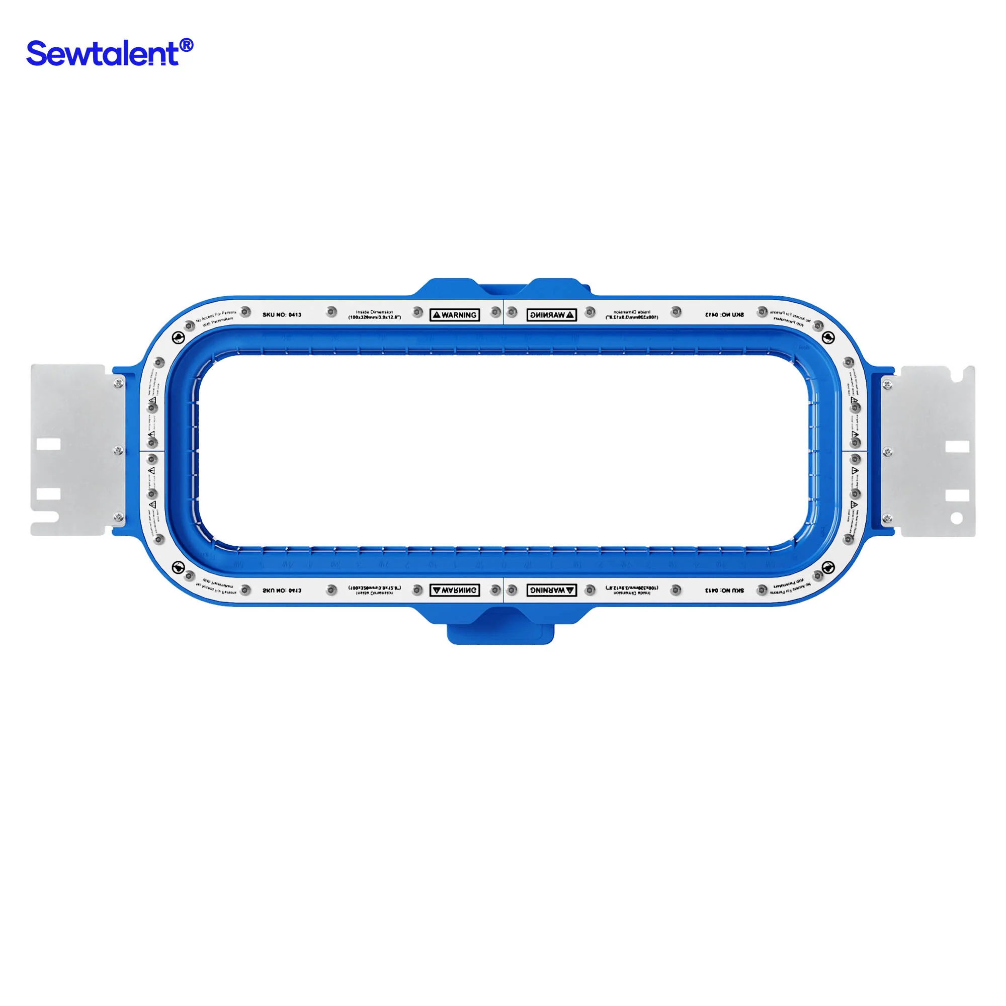 Sewtalent Magnetic Hoop 3.9"x12.8" | 100x320mm for ZHENGTAI Commercial Embroidery Machine - Image 6