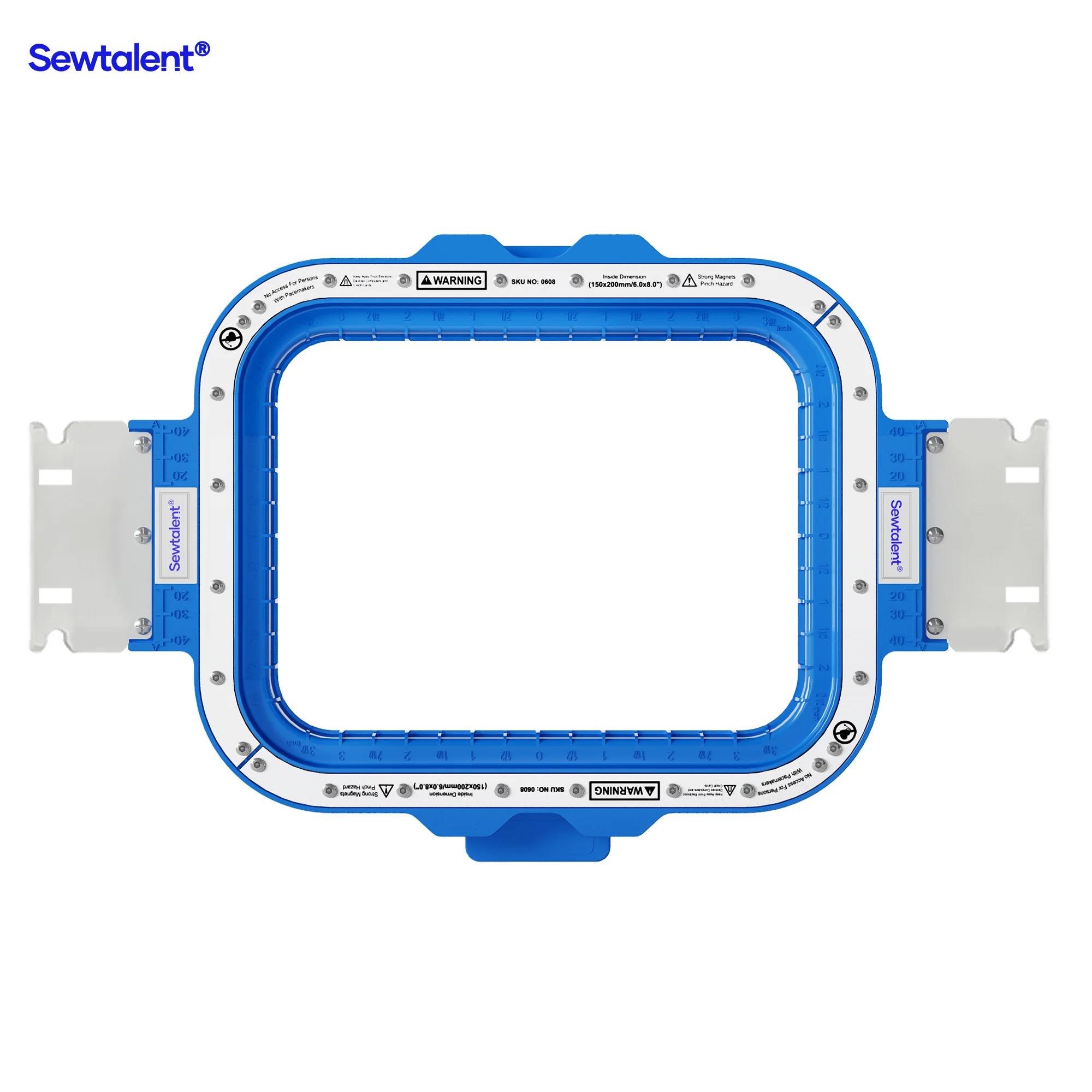 Sewtalent Magnetic Hoop 6"x8 | 150×200mm for Smartstitch S-1001 | S-1201 |S-1501 | S-1501 Ultra | S-1501 Plus | S1502 | S1504 Embroidery Machines - Image 10