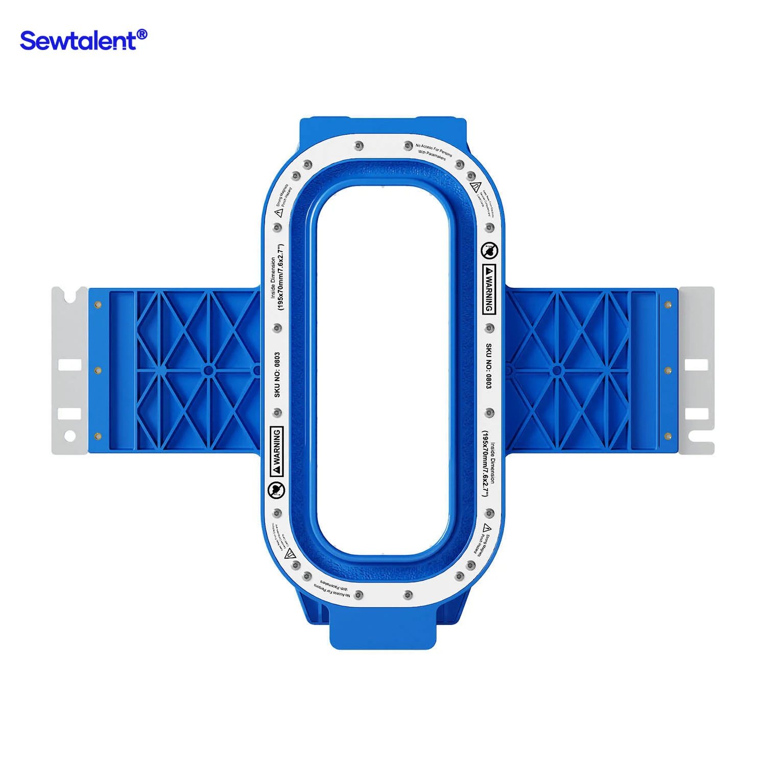 Sewtalent Magnetic Hoop 7.6"x2.7" | 195x70mm for BAI The MIRROR | The VISION | The VISION 2 HEADS | KESI 1504 | KESI 1506 | KESI 1508 Embroidery Machines - Image 7