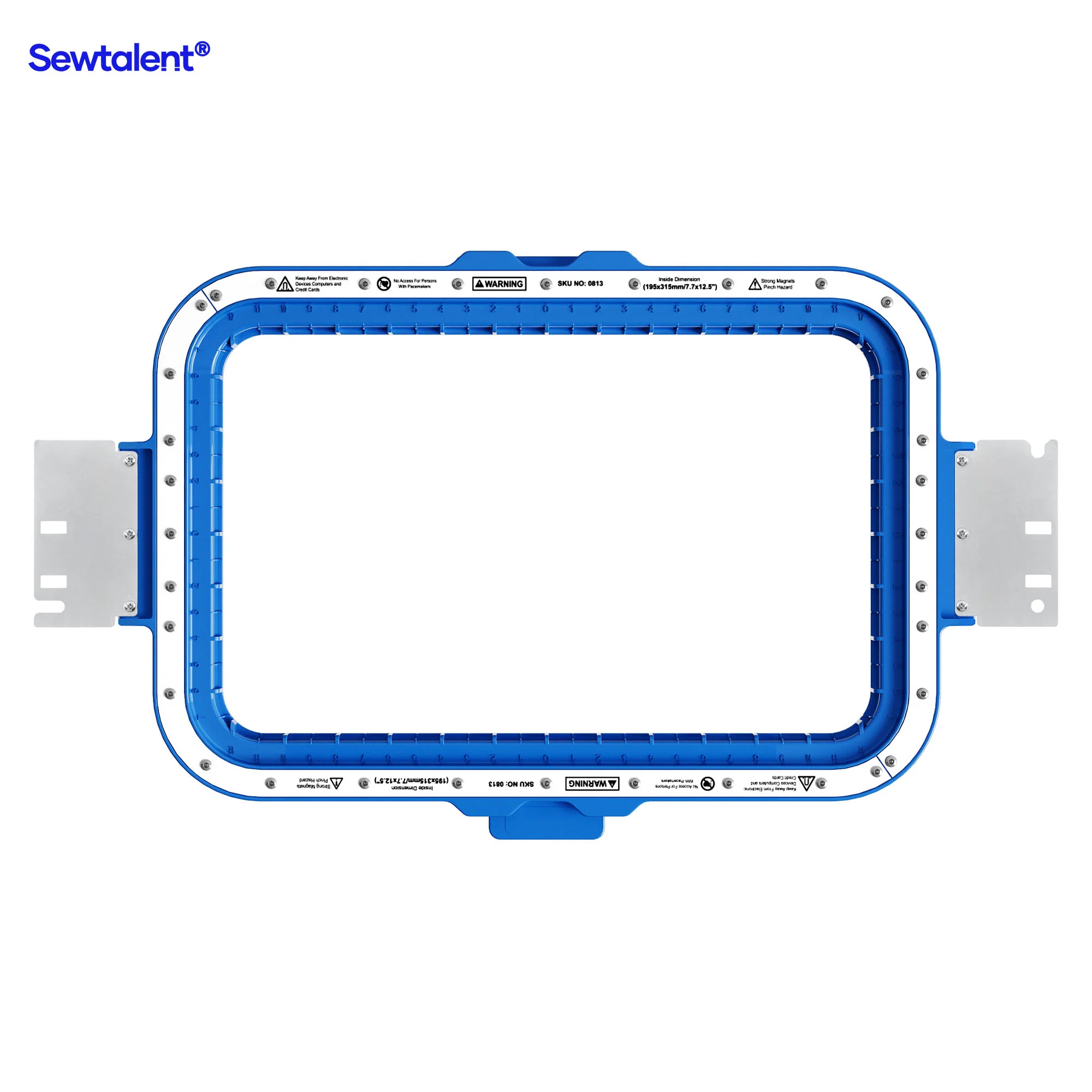 Sewtalent Magnetic Hoop 7.7"x12.5" | 195x315mm for REDLINE Mini 1201 / Classic Pro 1501 5th Generation/ Pro 1501 6th Generation Embroidery Machines - Image 3