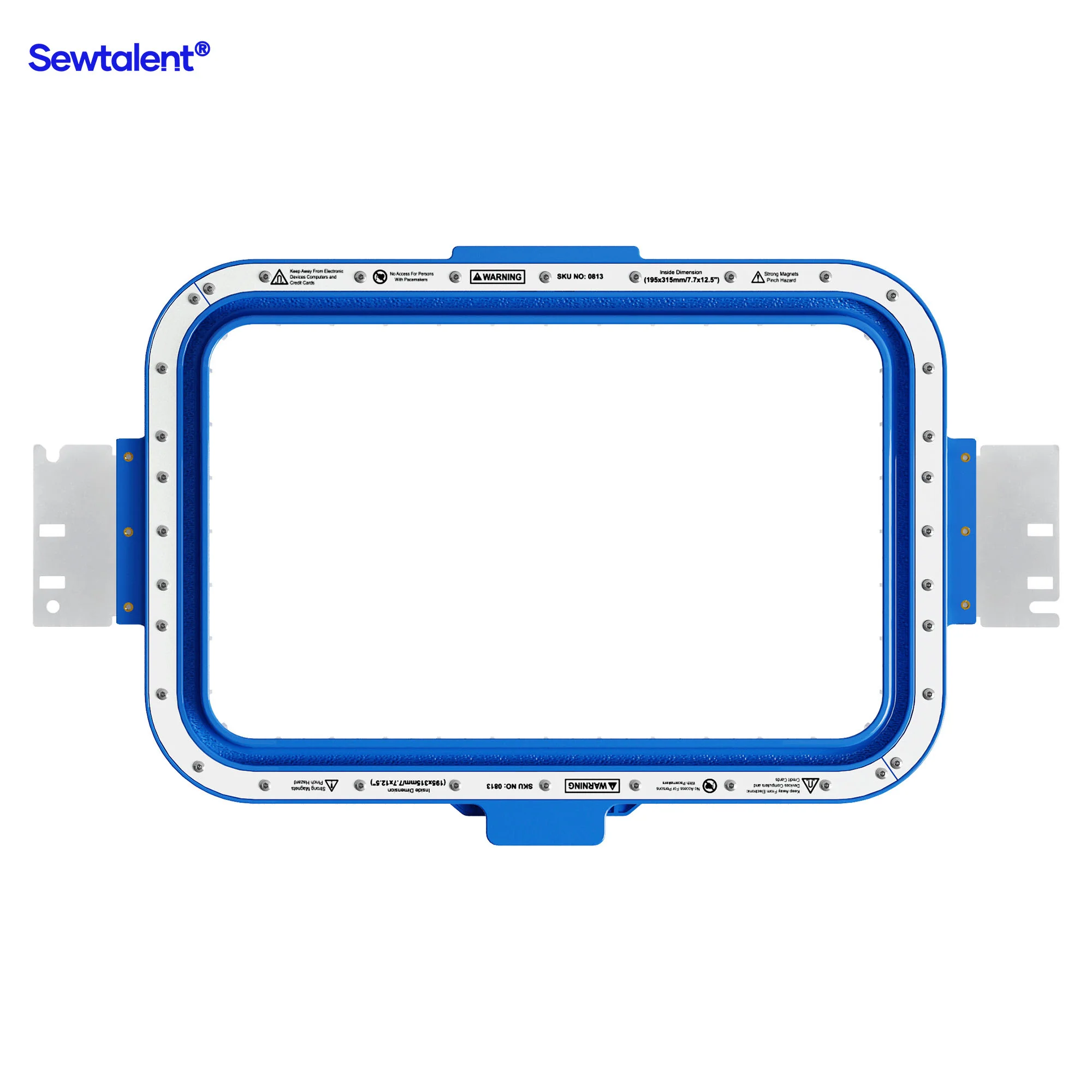 Sewtalent Magnetic Hoop 7.7"x12.5" | 195x315mm for REDLINE Mini 1201 / Classic Pro 1501 5th Generation/ Pro 1501 6th Generation Embroidery Machines - Image 4