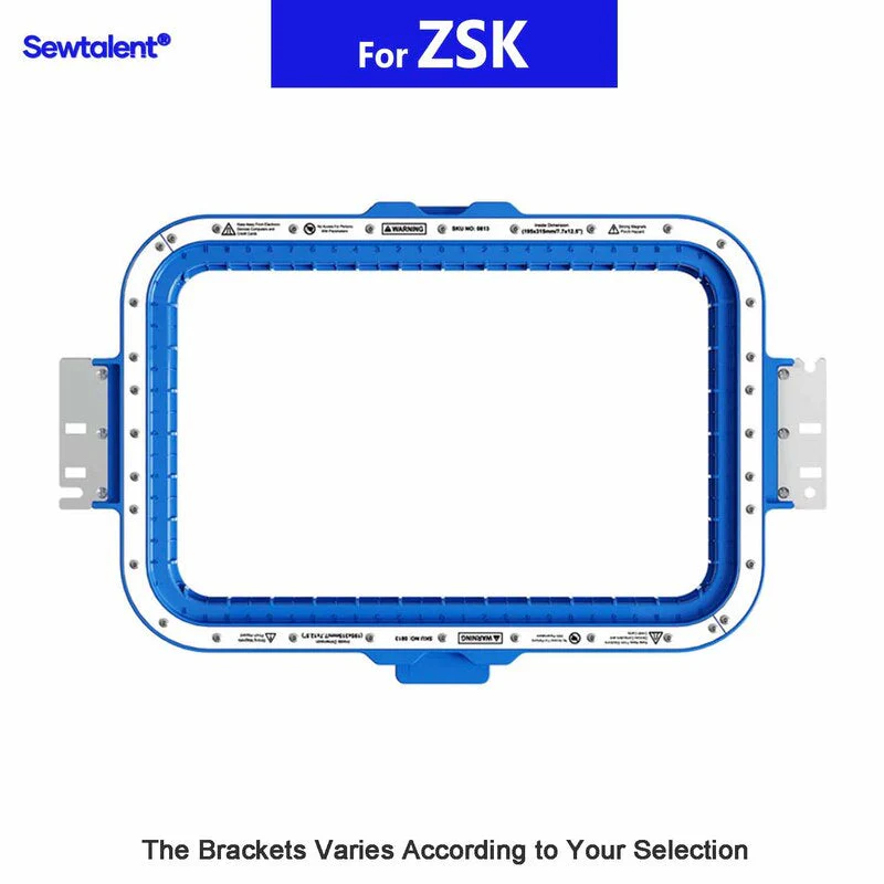 Sewtalent Magnetic Hoop 7.7"x12.5" | 195x315mm for ZSK SPRINT 6/6L/6XL SPRINT 7/7L/7XL SPRINT 8 RACER 1W/1WL RACER 2W/2WL RACER 4W/4WL RACER 6W/6WL RACER 8W/8WL Embroidery Machines