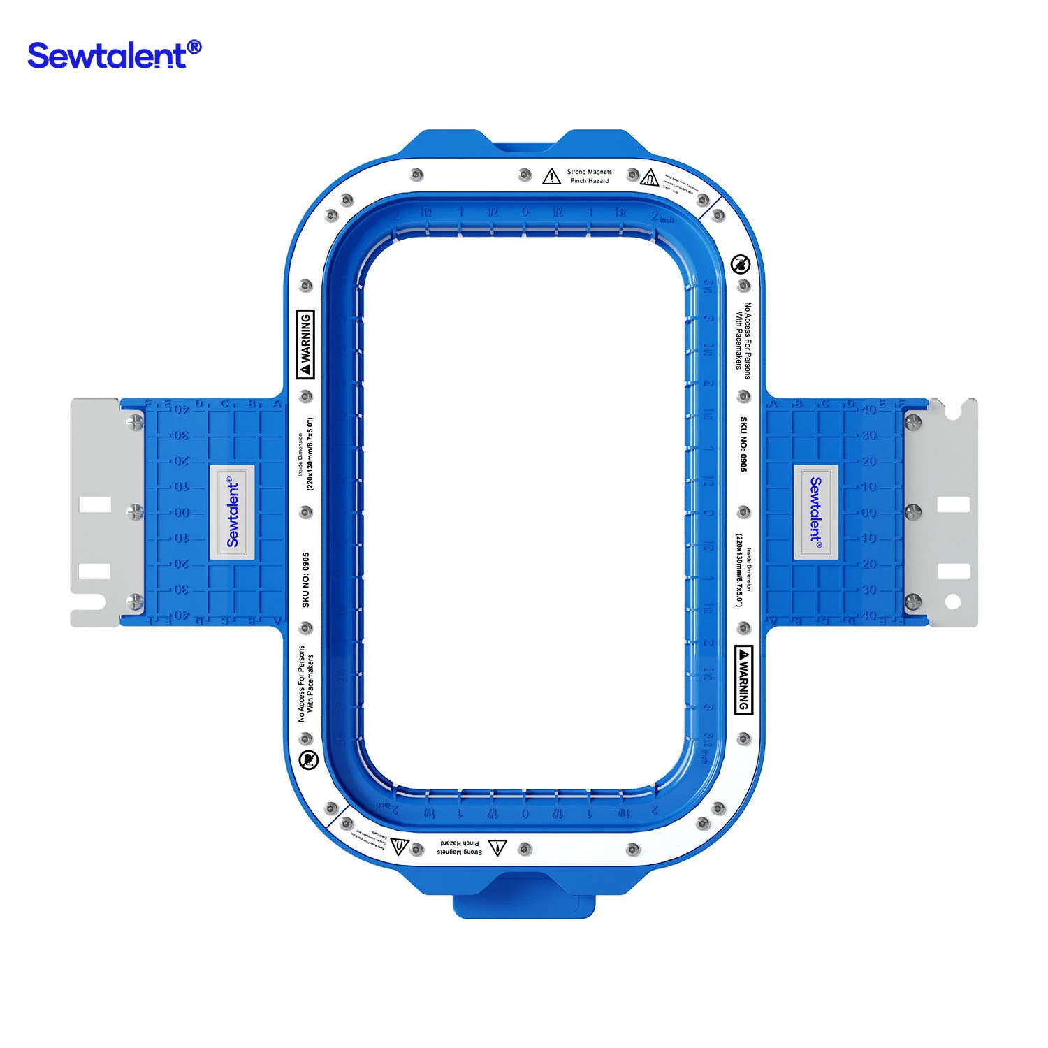Sewtalent Magnetic Hoop 8.7″x5″ | 220x130mm for BAI The MIRROR | The VISION | The VISION 2 HEADS | KESI 1504 | KESI 1506 | KESI 1508 Embroidery Machines - Image 10