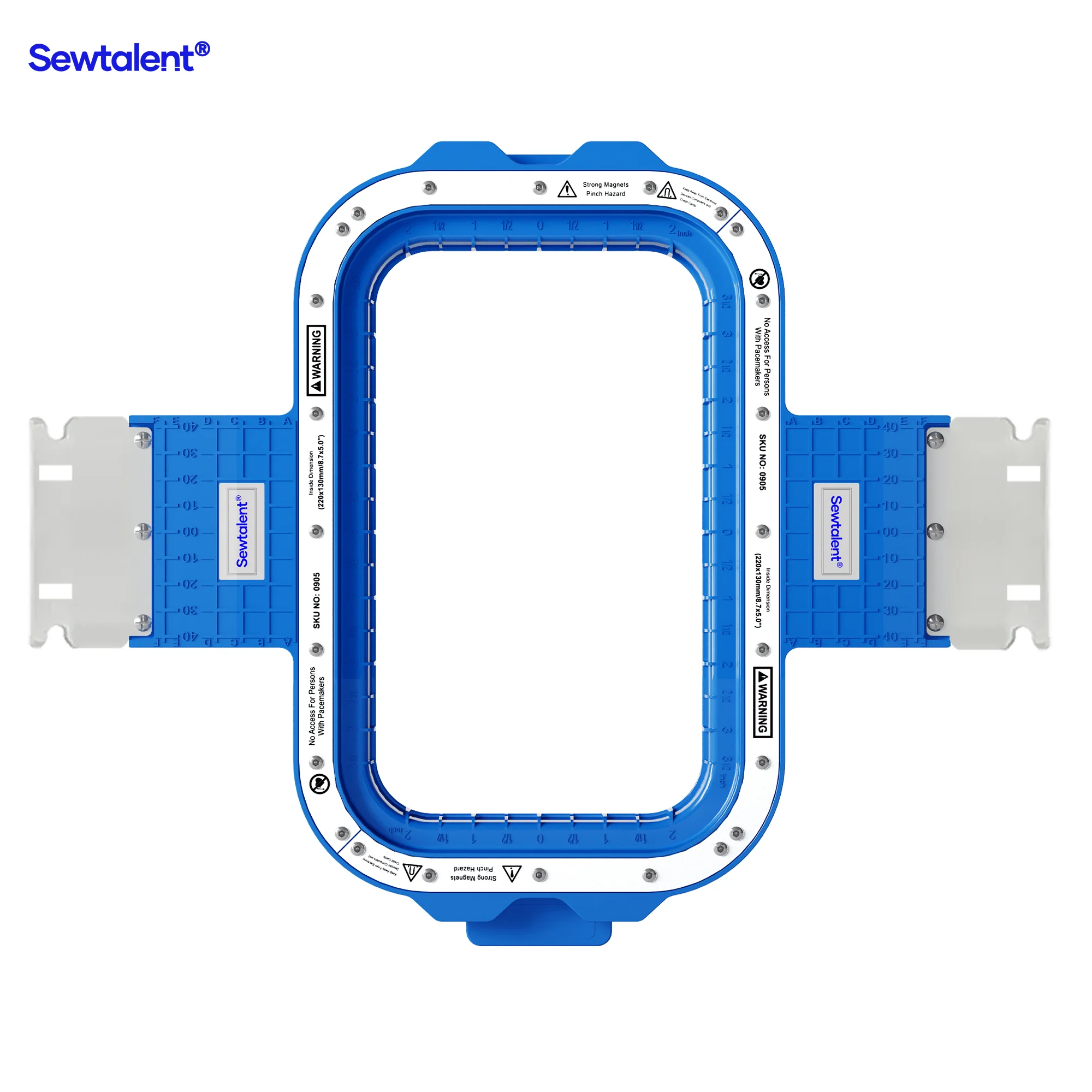 Sewtalent Magnetic Hoop 8.7″x5″ | 220x130mm for Smartstitch S-1001 | S-1201 | S-1501 | S-1501 Ultra | S-1501 Plus Embroidery Machines - Image 12
