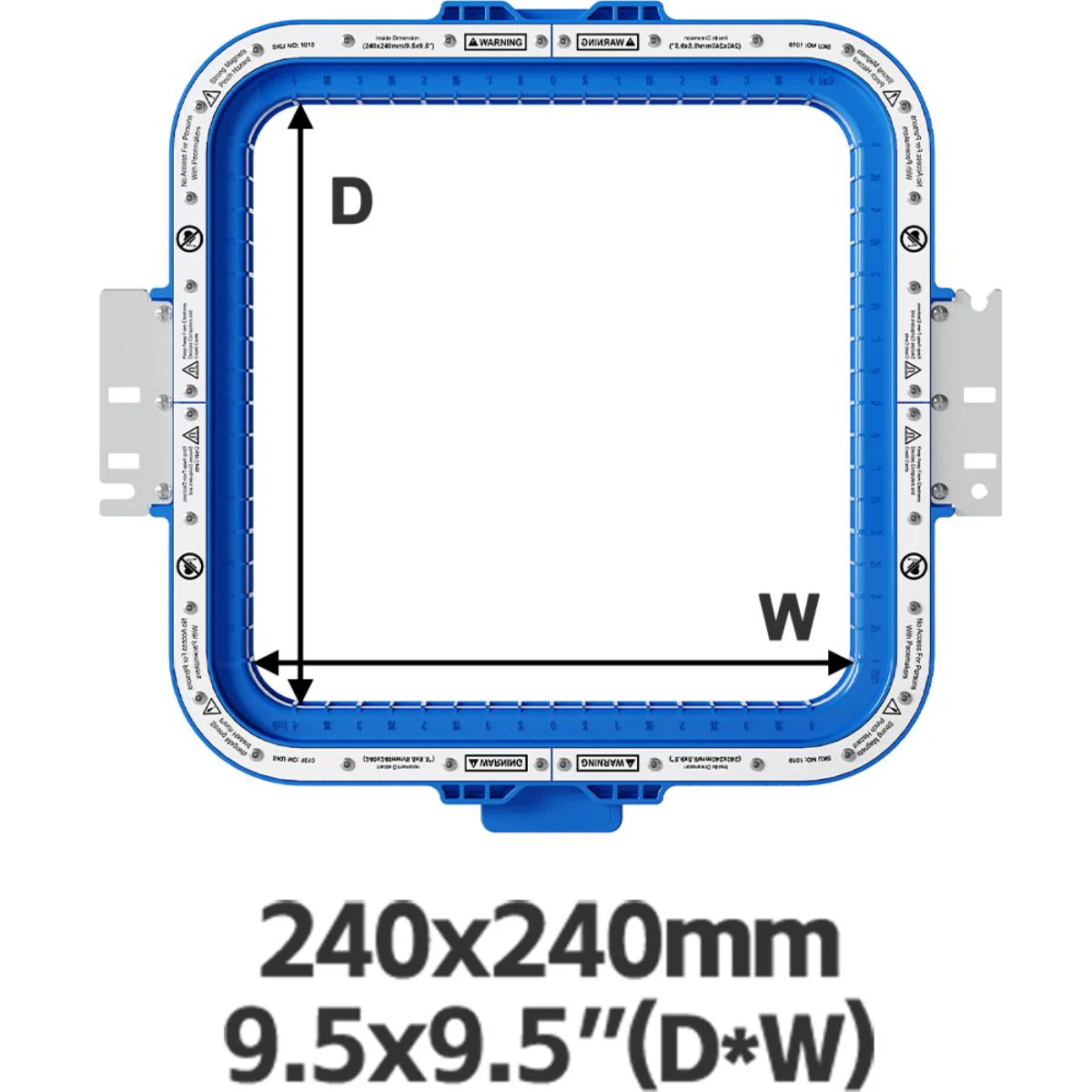 Sewtalent Magnetic Hoop 9.5" | 240x240mm for Toyota EXPERT AD830 / AD850 ESP / AD851 ESP / AD860 / ESP9000 / ESP 9100NET Embroidery Machines - Image 2