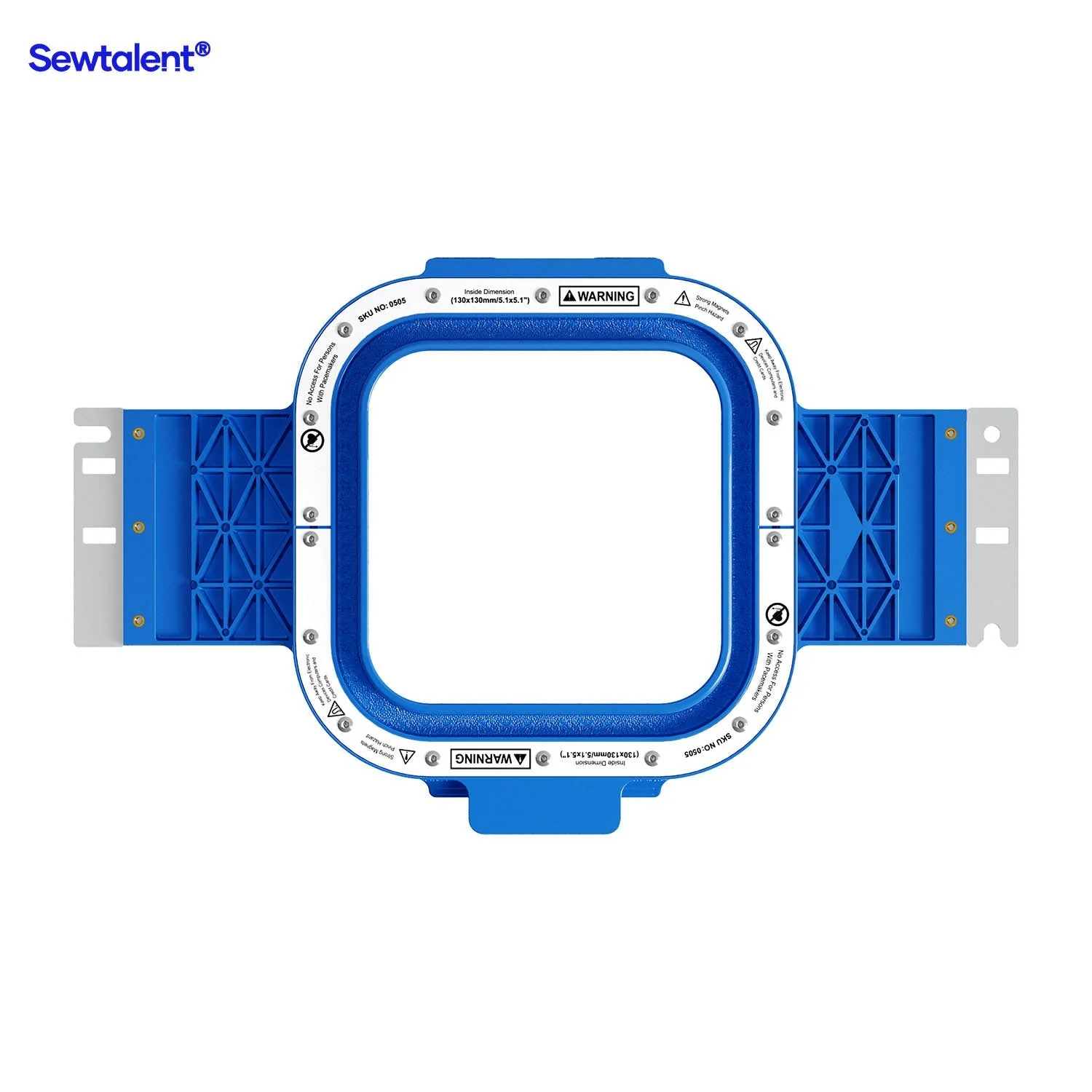 Magnetic Hoops 5.1″x5.1″ | 130x130mm for Fortever Embroidery Machines - Image 4