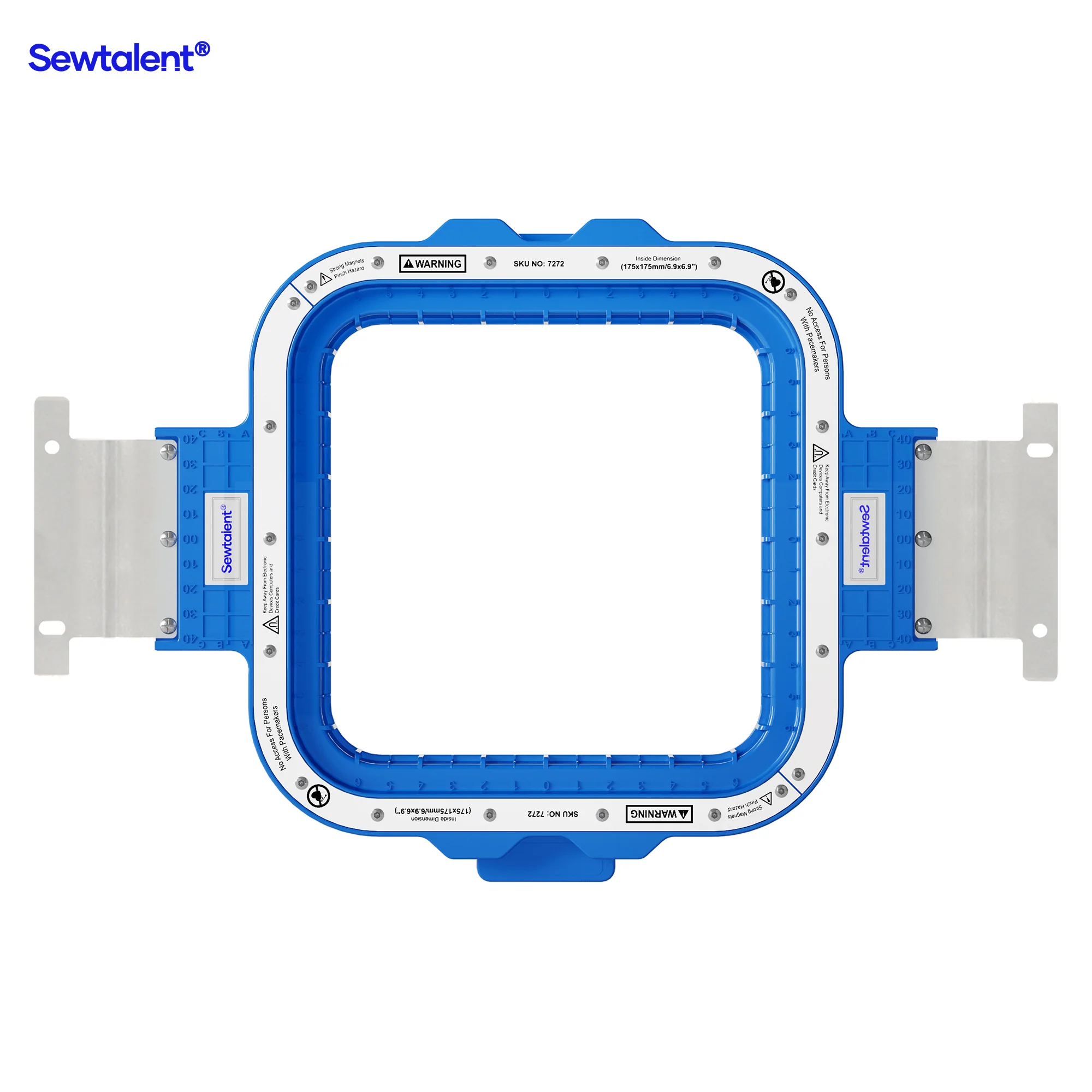 Sewtalent Magnetic Hoops 6.9″x6.9″ | 175x175mm for Barudan Embroidery Machines - Image 2