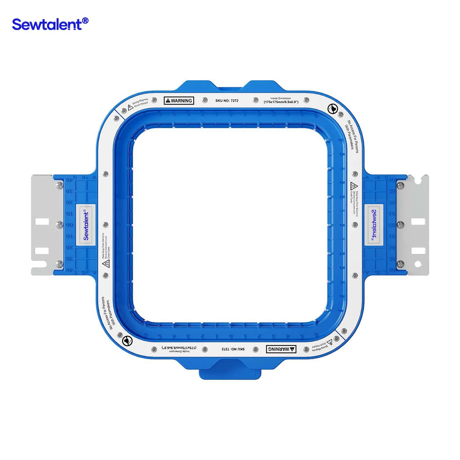 Sewtalent Magnetic Hoops 6.9″x6.9″ | 175x175mm for SEWTECH Commercial Embroidery Machine - Image 7