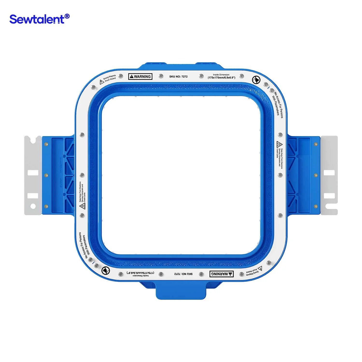 Sewtalent Magnetic Hoops 6.9″x6.9″ | 175x175mm for SEWTECH Commercial Embroidery Machine - Image 8